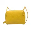 葆蝶家/Bottega Veneta  黄色 羊皮 手提包 245354-V0016-7063