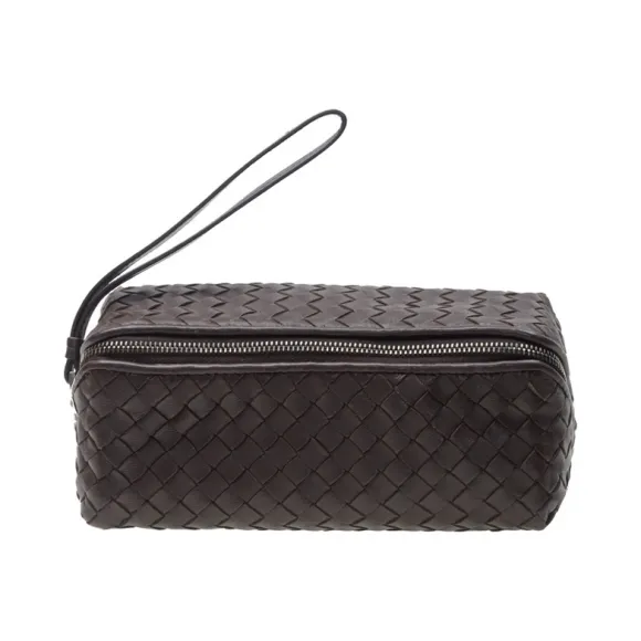 葆蝶家/Bottega Veneta  深啡色 羊皮 手提包 292510-V001N-2040