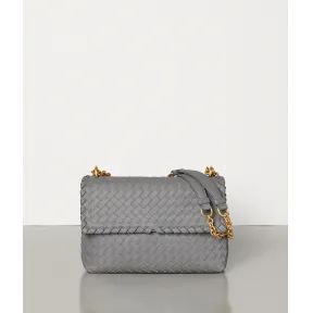 葆蝶家/Bottega Veneta 小号NTRECCIATO编织小羊皮OLIMPIA手袋 386498VO0BG1427