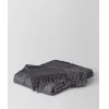 葆蝶家/Bottega Veneta 炭黑灰深灰色KAUNIS羊驼毛羊毛混纺毯 4334694V8121161