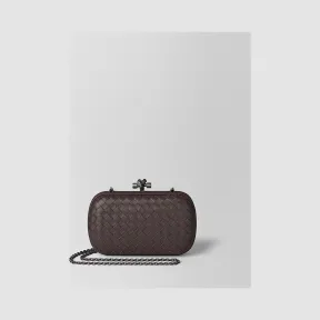 葆蝶家/Bottega Veneta CHAIN KNOT编织小羊皮手拿包 498478V00166010