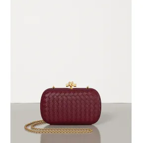 葆蝶家/Bottega Veneta CHAIN KNOT编织小羊皮手拿包 498478VO0BG6209