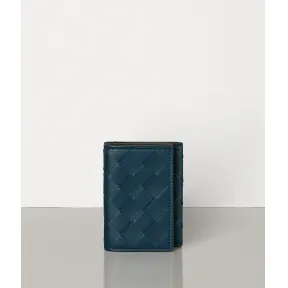 葆蝶家/Bottega Veneta MAXI INTRECCIO编织迷你长款钱包 550306VO0BH3145