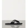 葆蝶家/Bottega Veneta 小牛皮交叉带沙滩凉鞋 562342VT0401000