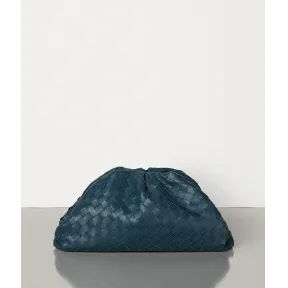 葆蝶家/Bottega Veneta MAXI INTRECCIO编织THE POUCH手拿包 576175VO0BL3126