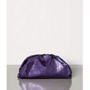 葆蝶家/Bottega Veneta 金属质感NAPPA小羊皮THE POUCH手拿包 576227VA4415136