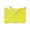 葆蝶家/Bottega Veneta 黄绿色 100% Lamb 皮质r 女士 单肩包 578004-VMAY1-7301