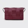 葆蝶家/Bottega Veneta 波尔多红 CASSETTE手袋 578004-VMAY1-6206