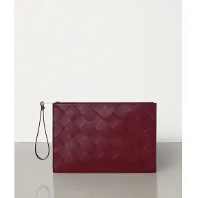葆蝶家/Bottega Veneta NTRECCIATO编织小羊皮THE POUCH手拿包 583776VO0BG6346