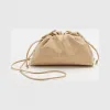 葆蝶家/Bottega Veneta 牛皮纸色、灰粉色 迷你手拿包 585852-VA951-9808