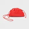葆蝶家/Bottega Veneta 甲油红 迷你手拿包 585852-VCP40-6402