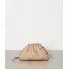 葆蝶家/Bottega Veneta 杏仁色 迷你手拿包 585852-VCPP1-2714