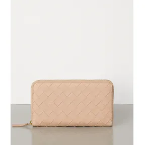 葆蝶家/Bottega Veneta 中号MAXI INTRECCIO编织拉链钱包 588768VO0BH6910