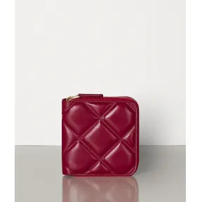 葆蝶家/Bottega Veneta 加衬纸感小牛皮迷你拉链钱包 591752VA9J26215