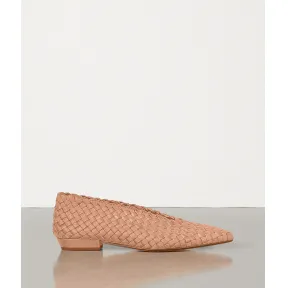 葆蝶家/Bottega Veneta 舞鞋粉 ALMOND平底鞋 608875-VBSN0-9912
