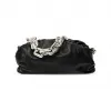 葆蝶家/Bottega Veneta 黑色 皮革 The Chain Pouch Bag 黑色 620230VCP401229