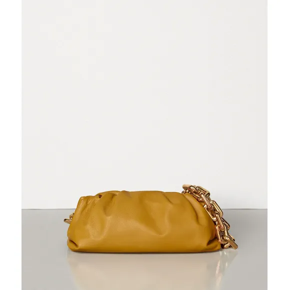 葆蝶家/Bottega Veneta 赭石色 The Chain Pouch手拿包 620230-VCP40-7687