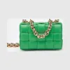 葆蝶家/Bottega Veneta 草绿色 The Chain Cassette手袋 631421-VBWZ0-3714