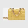 葆蝶家/Bottega Veneta 玉米黄 The Chain Cassette手袋 631421-VBWZ0-7142