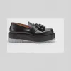 葆蝶家/Bottega Veneta 黑色 BV Stilt平底鞋 632511-VBS30-1000