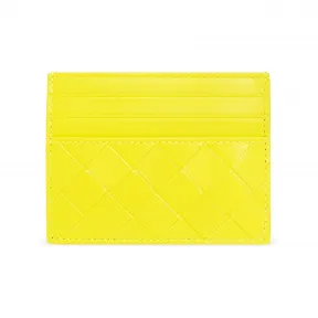 葆蝶家/Bottega Veneta 浅绿色 50% Lamb 皮质r|50% 小牛 皮质r 女士 卡夹 635042-VCPP3-7302