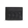 葆蝶家/Bottega Veneta 黑色 外 and 内 层:|Lamb 皮质r|小牛 皮质r 男士 卡夹 635042-VCPP3-8425