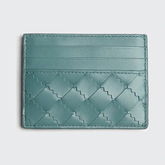 葆蝶家/Bottega Veneta 海沫蓝 卡套 635042-VA961-3418
