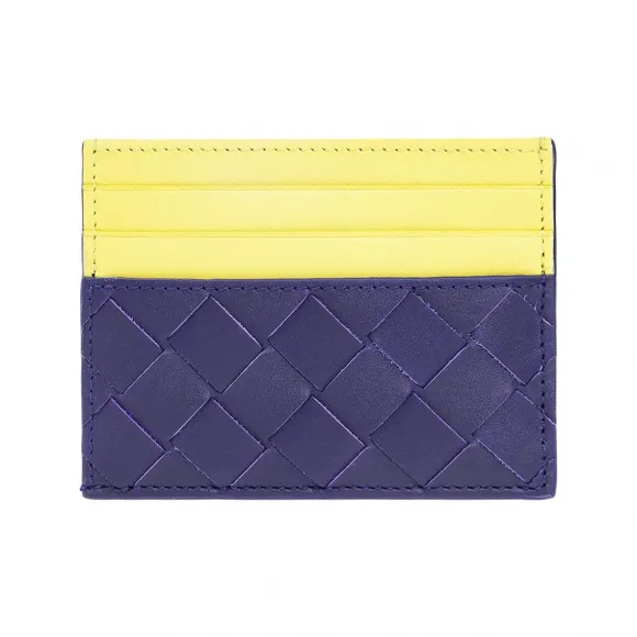 葆蝶家/Bottega Veneta 紫色 100% 小牛 皮质r 男士 卡夹 635057-VCPQ5-5105