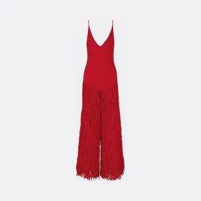 葆蝶家/Bottega Veneta 猩红色 连体裤 636554-V06O0-6442