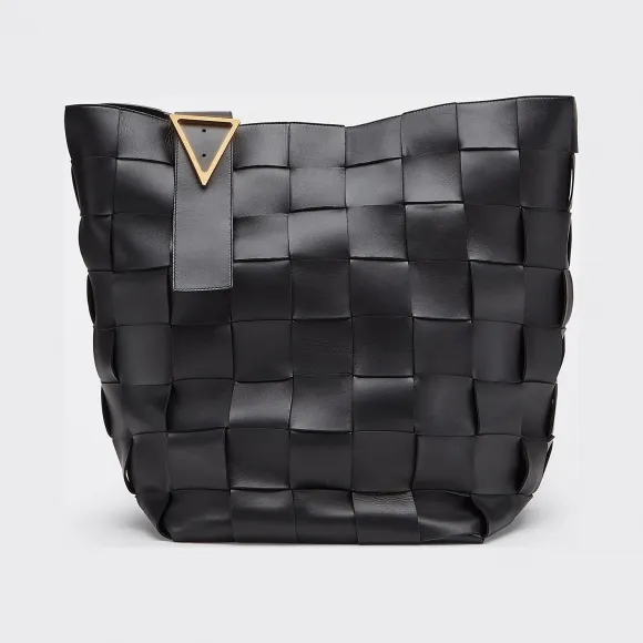 葆蝶家/Bottega Veneta 黑色 肩背包 639323-VMAY1-8648