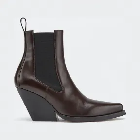 葆蝶家/Bottega Veneta 黑巧克力色 BV LEAN短靴 639826-V01M0-2113