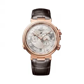 宝玑/Breguet 航海 Marine 系列 18K玫瑰金 自动机械机芯 男表 5547BR-12-9ZU
