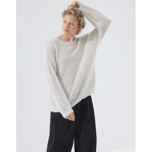 布内罗·古奇拉利/Brunello Cucinelli 宽领口 (192M8R580710) - 女款 针织衫