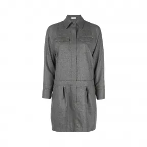 布内罗·古奇拉利/Brunello Cucinelli 迷你衬衫裙 MA150A4477C058