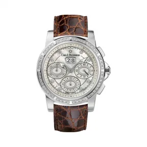 宝齐莱/Carl F. Bucherer 柏拉维系列 不锈钢镶钻 自动机械机芯 女表 00.10611.08.74.11