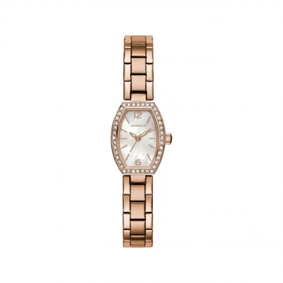 宝路华/Bulova Caravelle系列 18 MM 不锈钢 石英机芯 手表 44L242