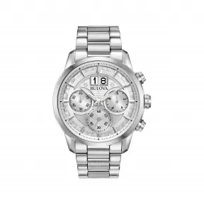 宝路华/Bulova Sutton系列 44.00 MM 不锈钢 石英机芯 男表 96B318