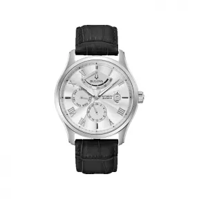宝路华/Bulova Classic 系列 43 mm 不锈钢 自动机械机芯 男表 96C141