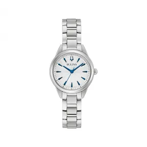 宝路华/Bulova Classic 系列 28 mm 不锈钢 石英机芯 女表 96L285