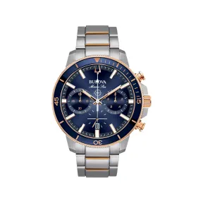 宝路华/Bulova Marine Star 系列 45 mm 不锈钢 石英机芯 男表 98B301