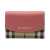 博百利/Burberry 零钱包 3996716 牛皮/帆布 粉红色 39967161