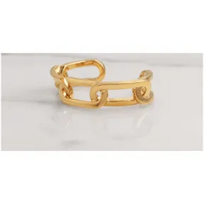 博百利/Burberry 女士 镀金链饰手镯 (浅金色) 40747491