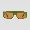 博百利/Burberry 长方框太阳眼镜 (绿色) - 女士  40808171