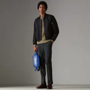 博百利/Burberry 男士 缝线装饰羊绒衫 (青绿色) - 男士  80009941