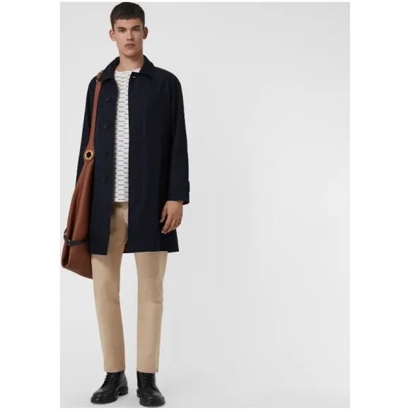 博百利/Burberry 男士 卡姆登版型 - 轻便大衣 (蓝碳色) - 男士  80021331