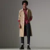 博百利/Burberry 男士 格纹棉质衬衫 (亮红色) - 男士  80031011