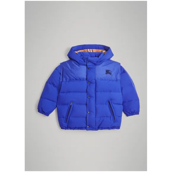 博百利/Burberry  连帽羽绒外套 (皇家蓝)  80032891