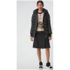 博百利/Burberry 女士 连帽羽绒服 (黑色) 80035391
