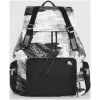 博百利/Burberry 男士 The Rucksack - 大号梦景印花军旅背包 (黑色 / 白色) - 男士  800538