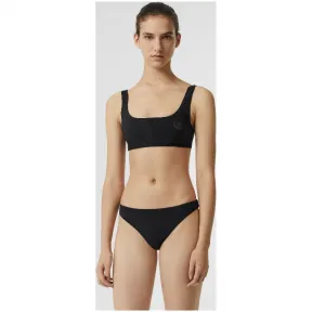 博百利/Burberry 女士 徽章装饰比基尼 (黑色) 80079891